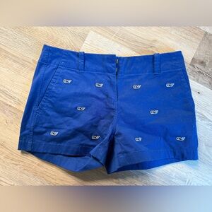 Vineyard Vines Navy Embroidered Shorts